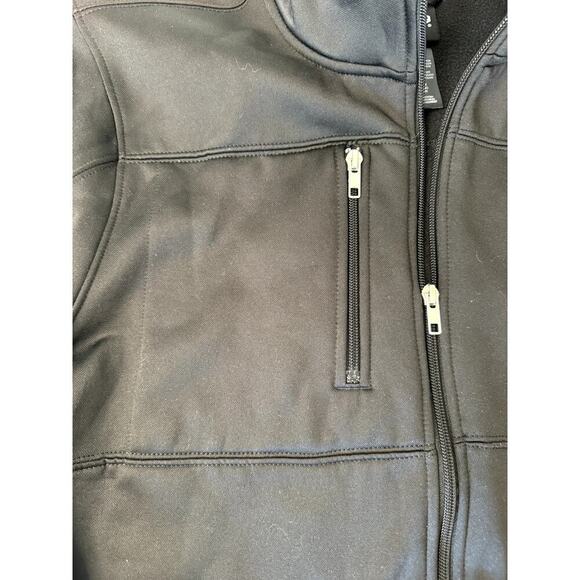 Wisconsin Badgers Jacket Size Medium Men's Black Full zip Softshell - Picture 6 of 6